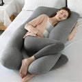 Multi-Functional Sleep Support Pillow for Back Legs & Belly, Soft Comfortable Body Companion Pillow with Cooling Fabric Options, Multiple Colors Including Grey Green Purple Pink Black & Blue