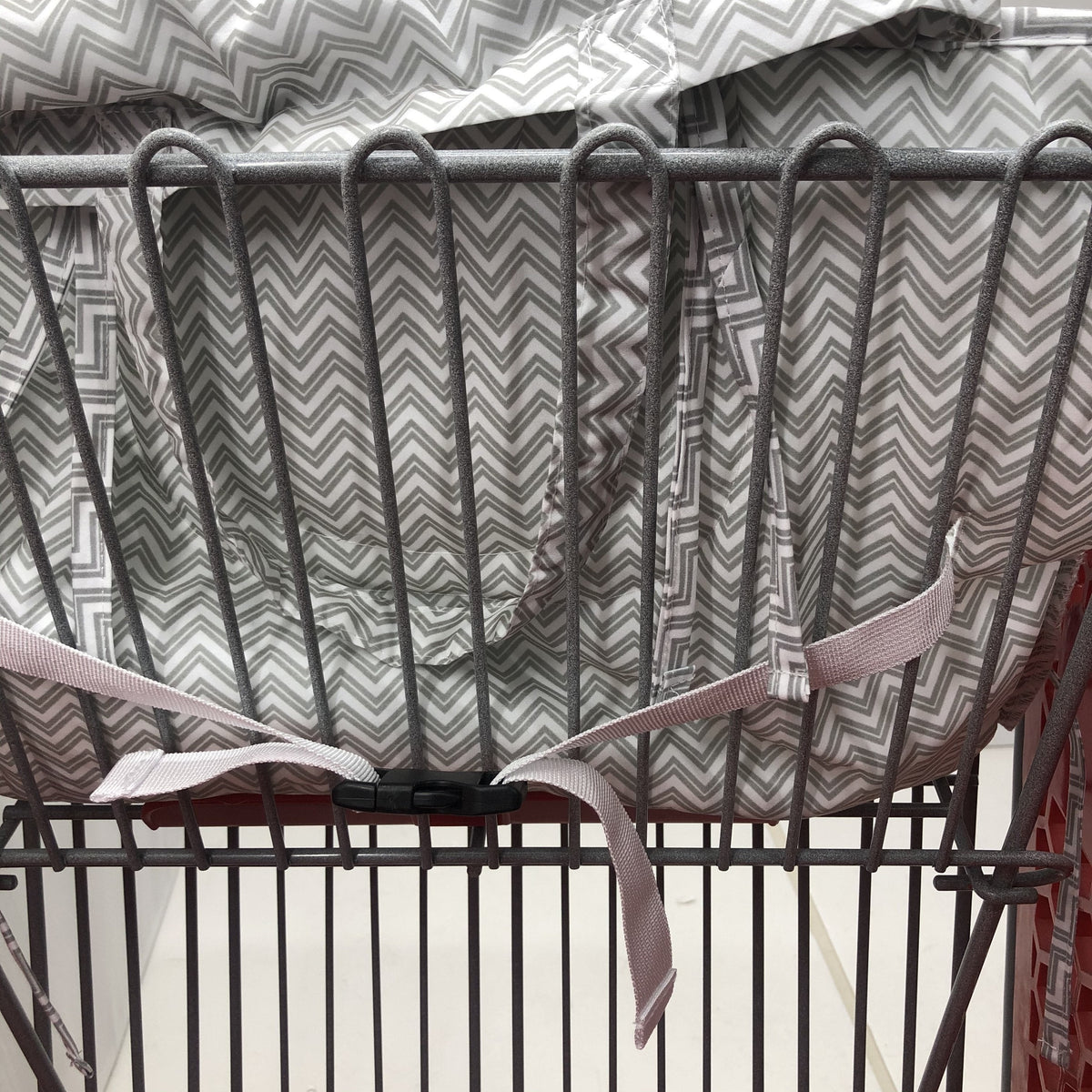 Baby Shopping Cart Cushion & High Chair Cover Protector, Soft Padded Infant Cart Cover for Supermarket Shopping Carts, High Chairs & Trolleys, Grey, Black, Blue & Yellow