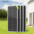 100W Monocrystalline Solar Panel 12V 18BB IP68 25.5% High Conversion Off-Grid for RV Car Home Camping Boat Shed & Farm – Lightweight Aluminum Frame, Available in 2-Pack & 4-Pack