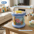 Ocean Animal Electric Music Toy for Kids, Interactive Baby & Toddler Toy with Multiple Music Modes Built-In Melodies & Ambient Light, Fun Sensory Musical Toy, Blue, Cartoon Powder & Mixed Colors
