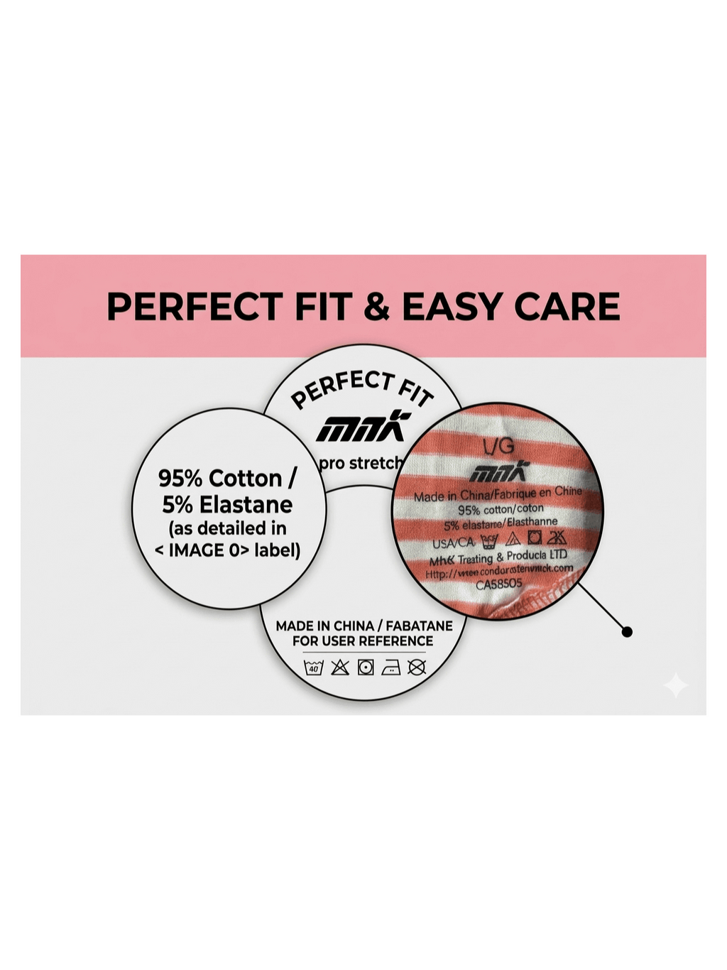 MNT 4-Pack Women's Cotton Thong Panties - Breathable Striped G-String, Soft Stretch, Low Rise - Petite M & L - Mixed Colors