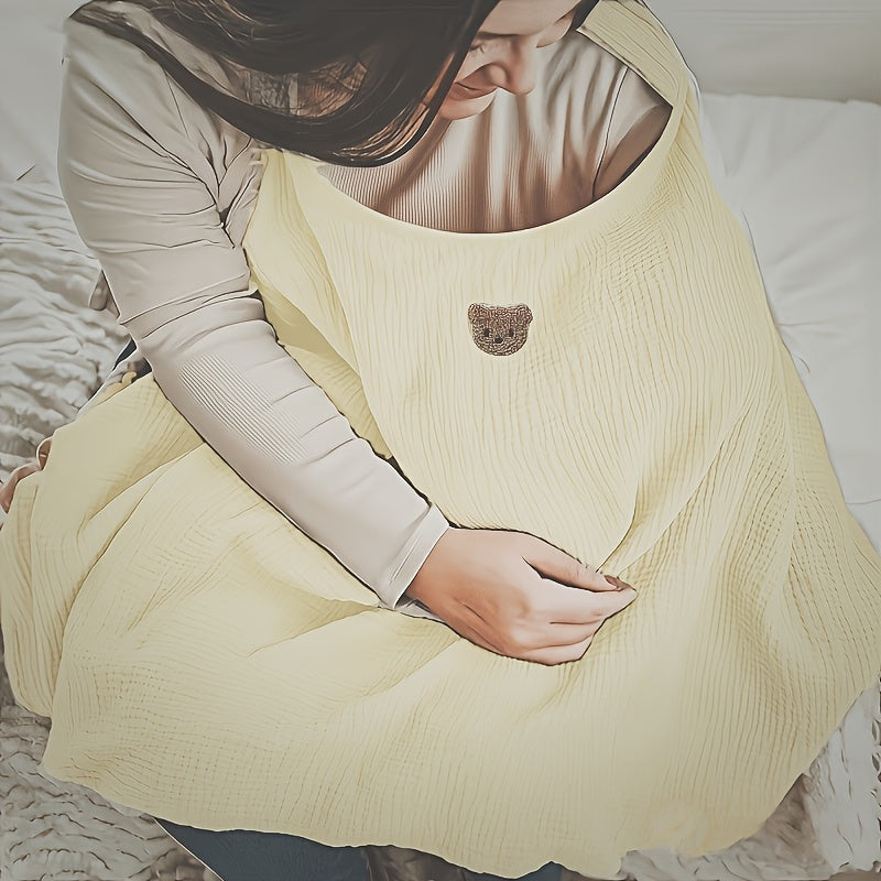 Breathable Nursing Cover for Breastfeeding, Lightweight Privacy Nursing Shawl Cape for Moms, Multi-Use Cover-Up for Nursing Shopping & Outings, Stylish Modesty Breastfeeding Cover