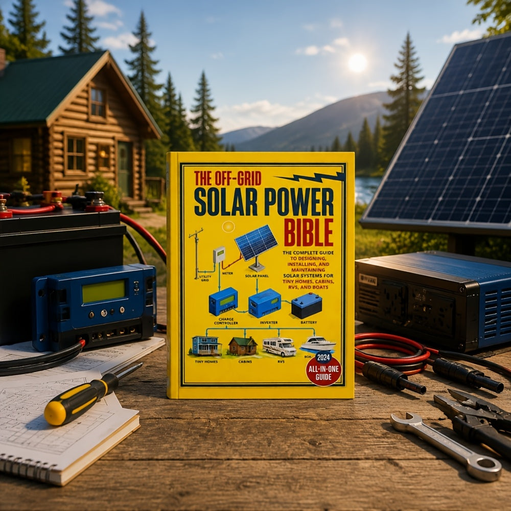 The Off-Grid Solar Power Bible - Complete Guide to Designing, Installing & Maintaining Solar Systems for Tiny Homes, Cabins, RVs & Boats