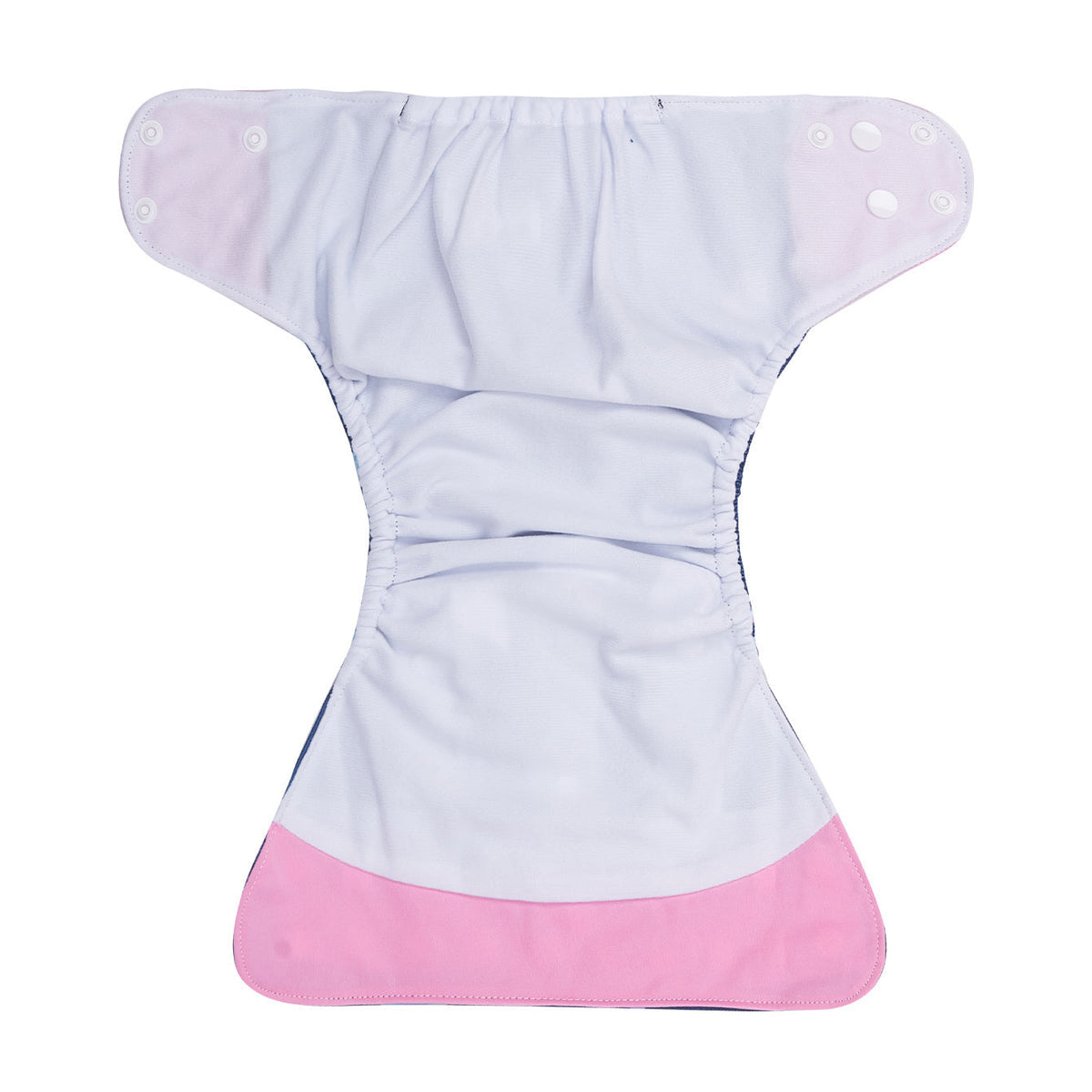 Happyflute 4-Pack Washable Reusable Cloth Diaper Covers, Adjustable Cloth Nappy Covers Fit 6.61–33.07 lbs, Eco-Friendly Reusable Diapers for Babies & Toddlers, Unicorn