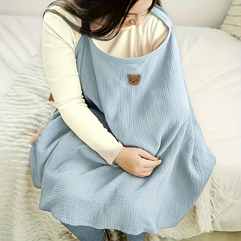 Breathable Nursing Cover for Breastfeeding, Lightweight Privacy Nursing Shawl Cape for Moms, Multi-Use Cover-Up for Nursing Shopping & Outings, Stylish Modesty Breastfeeding Cover