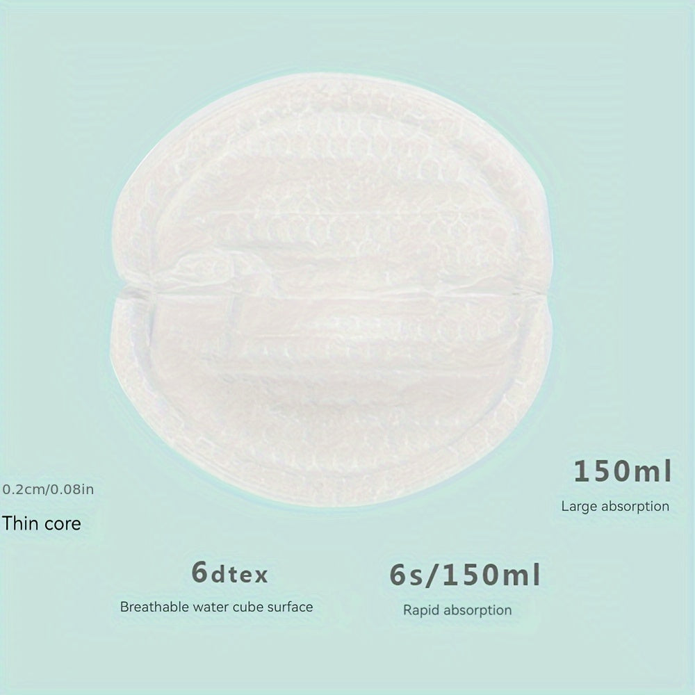 Disposable Nursing Breast Pads 100 Count, Leak-Proof Ultra-Thin Breathable Breastfeeding Pads for New Moms, Individually Wrapped Anti-Overflow Maternity Nursing Pads