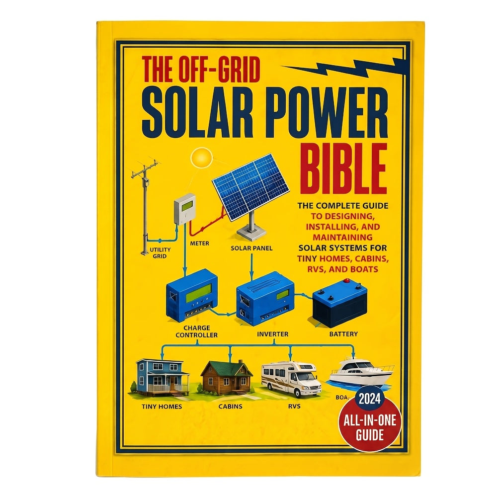 The Off-Grid Solar Power Bible - Complete Guide to Designing, Installing & Maintaining Solar Systems for Tiny Homes, Cabins, RVs & Boats