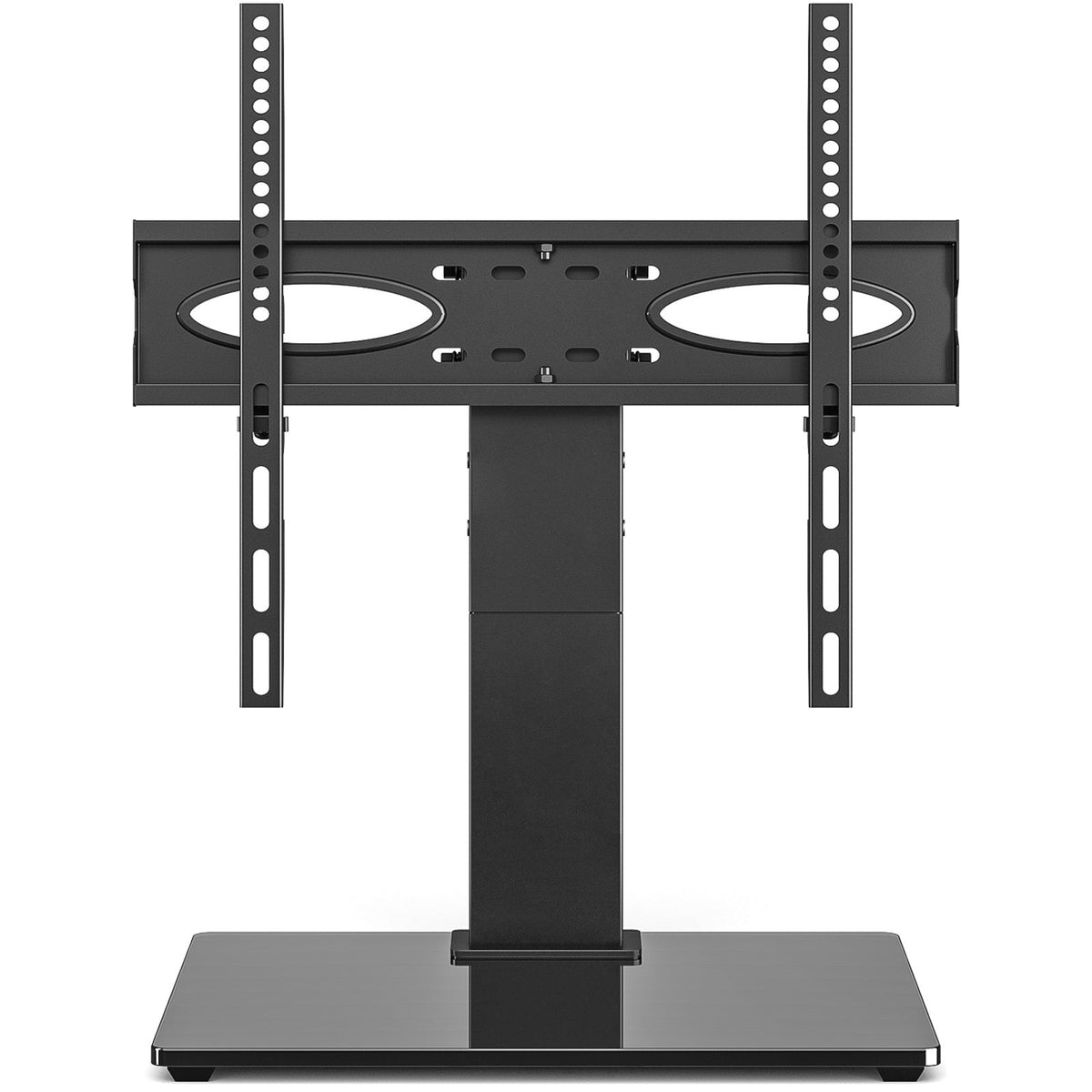 TV Stand for 34-70 Inch TVs Adjustable Height No Drilling – Flat Panel Curved Screen Floor TV Mount Stand for Living Room Bedroom Office