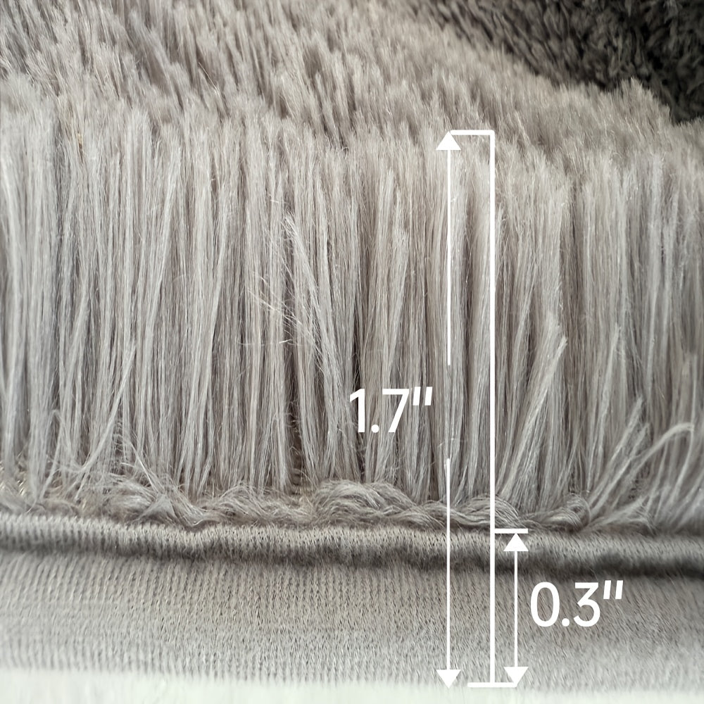 Shaggy Area Rug 9x12 & 10x14 Ultra Soft Fluffy Non-Slip Large Plush Carpet, Machine Washable Tie-Dye & Solid Rug for Living Room Bedroom Home Decor, Black White Gray Pink Rainbow Purple Tie-Dye