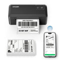 T53 Wireless 4x6 Thermal Label Printer - Compact Desktop, No Ink, iPhone/Android/Windows Compatible - Shipping, Mailing & Small Business Home Office - Black