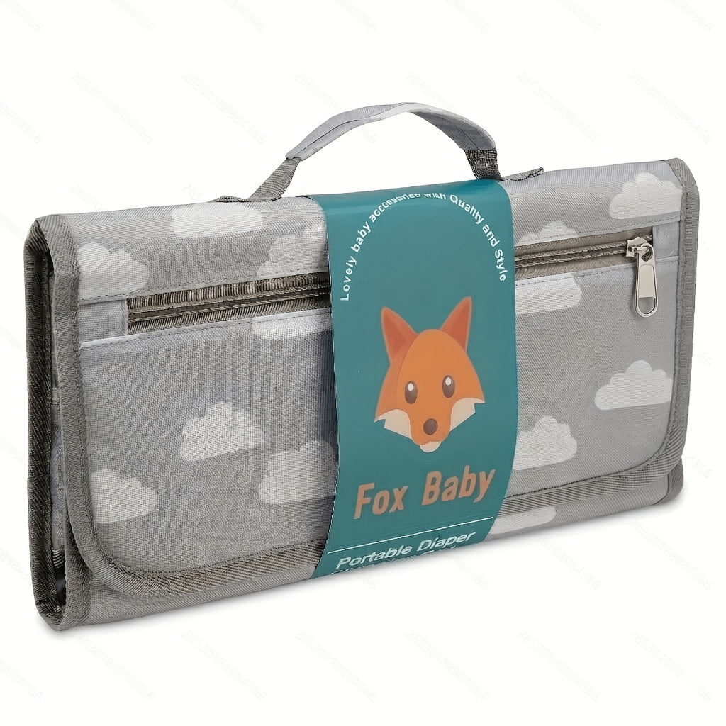 Portable Baby Changing Mat for Travel, Waterproof One-Handed Diaper Change Pad for Changing Bag or Table, Foldable Unisex Newborn Essential, Perfect Baby Shower Gift