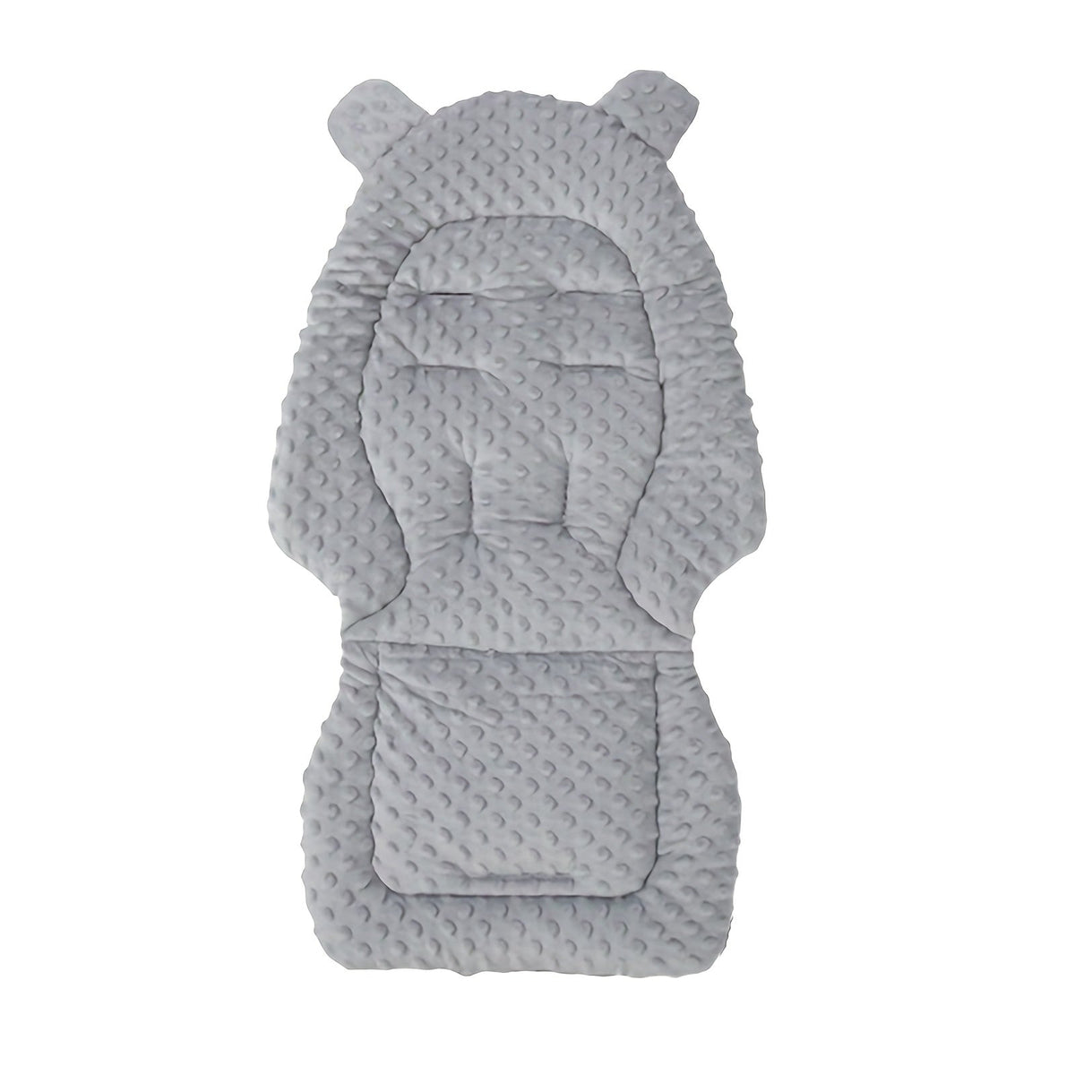 Baby Stroller Seat Pad Cushion Liner with Plush Warm & Breathable Summer Sides, Universal Fit Infant Carriage Insert, Soft Polyester Fiber Comfort Mat