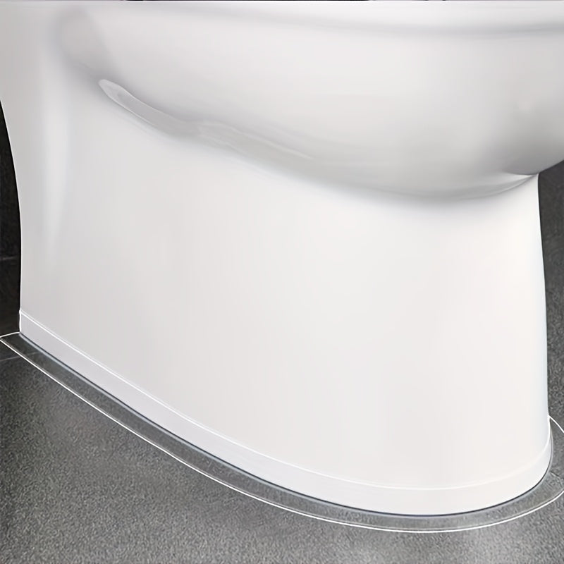 2-Roll Silicone Waterproof Sealing Tape - Transparent Sealing Strips for Kitchen Joints, Sink Gaps, Bathroom, Toilet & Wall Corners - 196.85"/Roll - Home & Restaurant Use