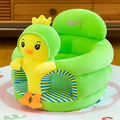 Cartoon Style Baby Sit-Me-Up Learning Pillow & Sofa Floor Seat, Infant Sitting Support Cushion for Learning to Sit, Cute Baby Chair Floor Seat for Babies & Toddlers, Green, Rose, Khaki & Pink