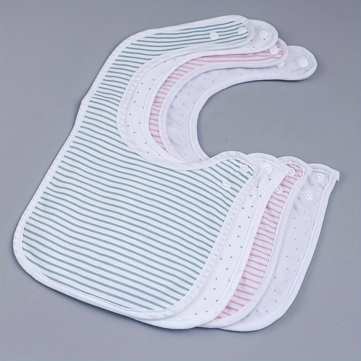 4-Pack Soft Absorbent Baby Bibs with Cute Printed Patterns, Drool & Feeding Bibs for Newborns Infants & Toddlers, Baby Bib Set for Boys & Girls, Multiple Color Options