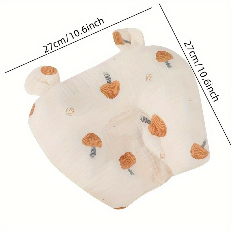 Baby Infant Head Ear Protection Pillow for Stroller & Car Seat, Soft Newborn Neck Support Cushion with Cute Animal Styles, Safe Sleep Headrest for 0-18 Months