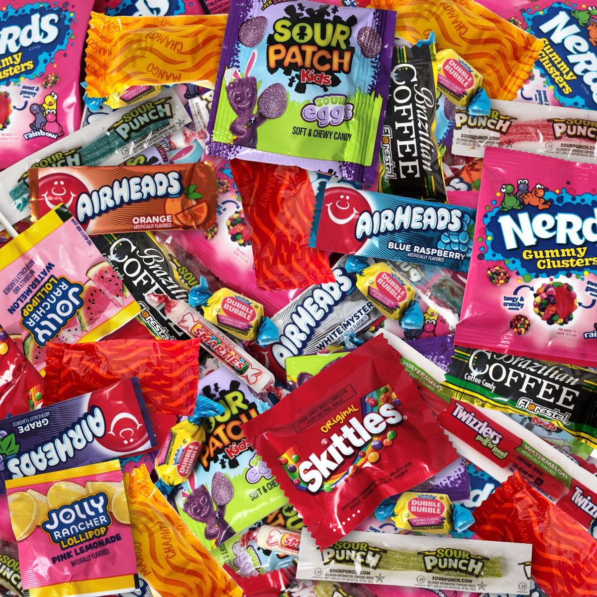 Assorted Bulk Candy Variety Pack - 4 Pounds Individually Wrapped Mix for Pinatas, Parties, Offices, Christmas, Holidays, Birthdays & Gifting