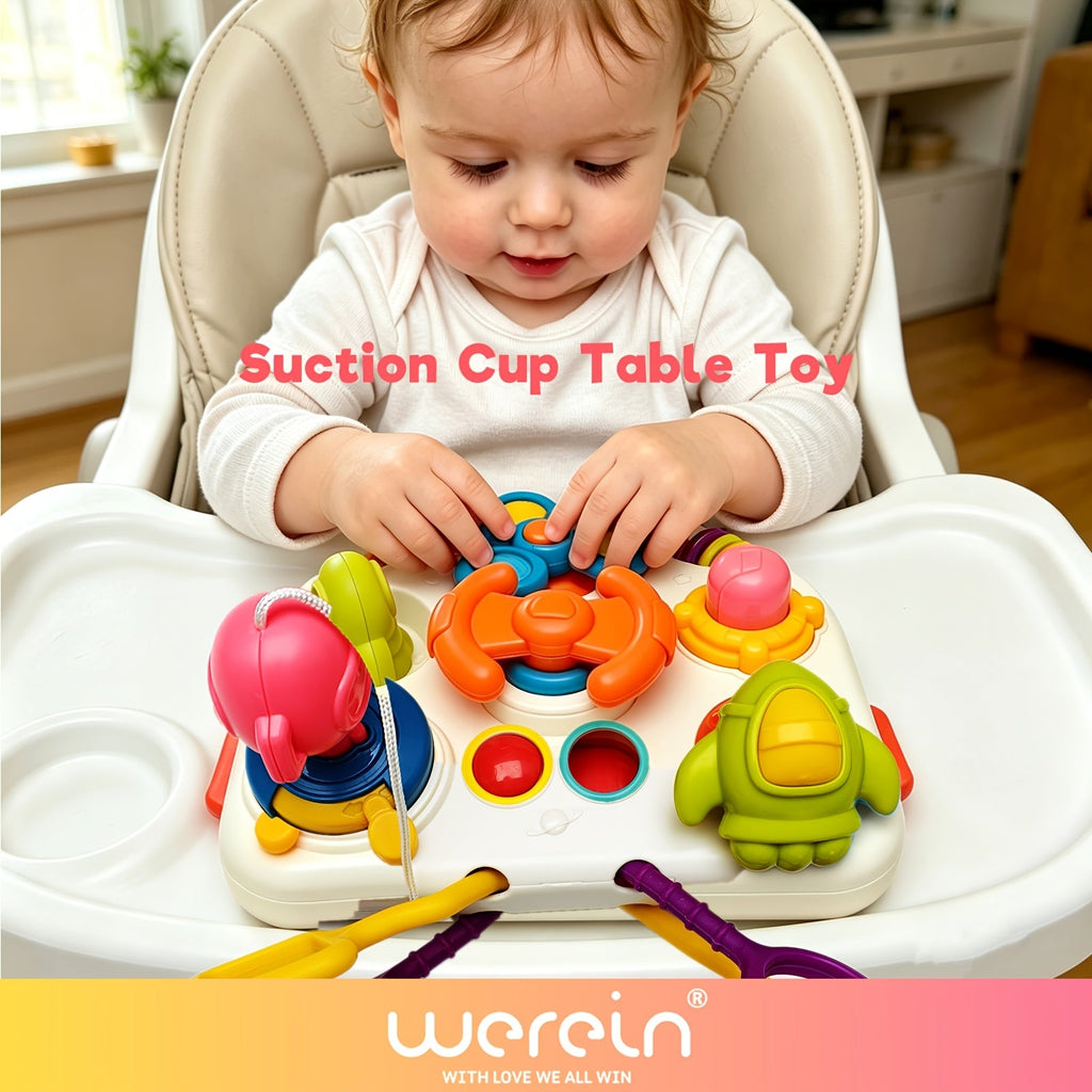 10-in-1 Toddler Busy Board, Multi-Scenario Adaptable Sensory & Educational Activity Toy, Early Education Teaching Game for Kids, Back to School Study Supplies & Learning Gift