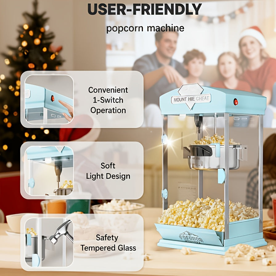 Popcorn Machine 8oz–32oz Commercial-Grade Countertop Popcorn Maker with 3-Switch Control for Home Movie Theater Parties & Game Nights – Multiple Sizes & Colors