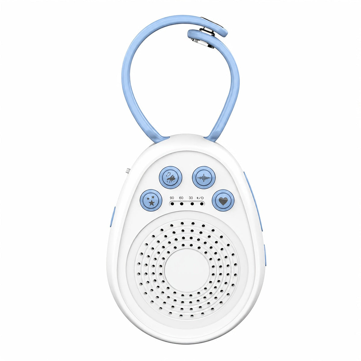 Baby White Noise Machine with 20 Soothing Sounds, Portable USB Rechargeable Sleep Aid with Timer & Memory Function for Newborns & Kids, Nursery, Travel & Stroller, White