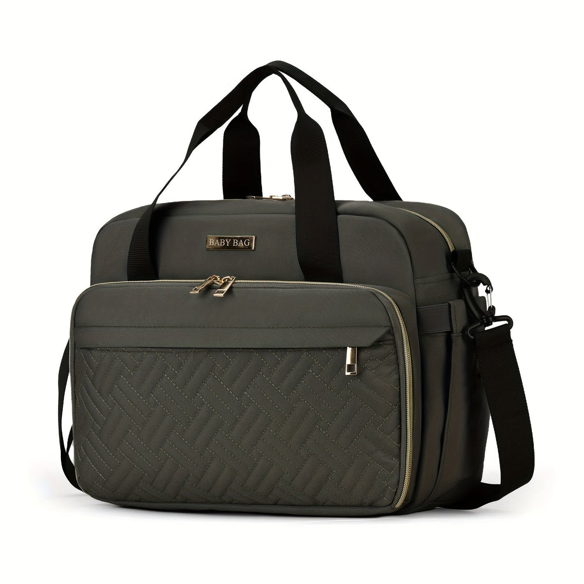 Extra-Large Oxford Cloth Diaper Bag, Multi-Functional Maternity Hospital Bag & Travel Organizer, Crossbody Messenger Bag for Mom with Large Capacity for Diapers Baby Essentials & Gym