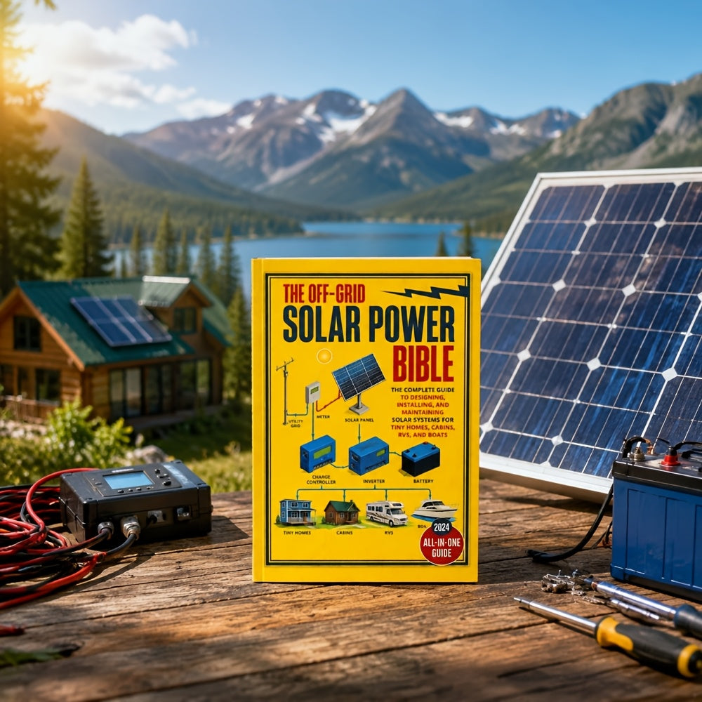 The Off-Grid Solar Power Bible - Complete Guide to Designing, Installing & Maintaining Solar Systems for Tiny Homes, Cabins, RVs & Boats