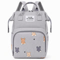 Multifunctional Travel Diaper Backpack & Changing Bag, Stroller-Compatible Baby Diaper Bag for Parents, Grey, Purple, Gray Green, Pink & Blue