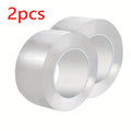 2-Roll Silicone Waterproof Sealing Tape - Transparent Sealing Strips for Kitchen Joints, Sink Gaps, Bathroom, Toilet & Wall Corners - 196.85"/Roll - Home & Restaurant Use