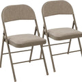 Leather Padded Dining Chairs Stackable with Steel Frame – Portable Indoor Outdoor Commercial Seats for Home Office Party Available in 2 or 4 Pack