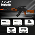 AK47-Style Electric Gel Ball Blaster – 7.4V Upgraded High-Speed Automatic Fire, Gel Ball Compatible, Pre-Assembled Outdoor Gel Blaster, Black (Gel Balls Not Included) – Nova Mart