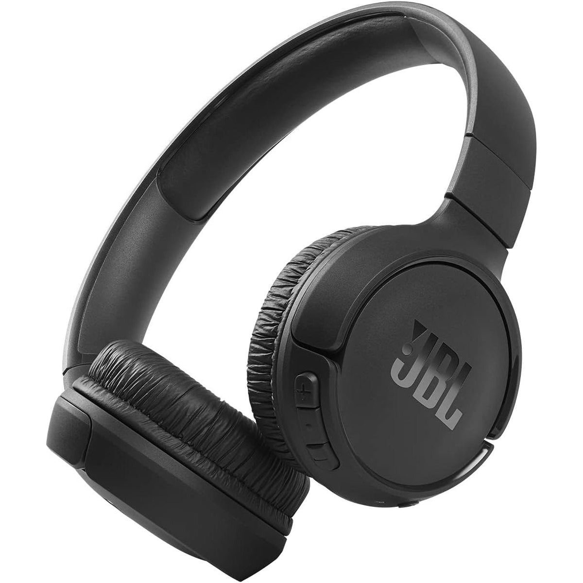 JBL Tune 510BT Wireless Bluetooth Headphones 40Hr Battery Speed Charge JBL Pure Bass Dual Device Mic Foldable Siri & Google Android & iOS – Black