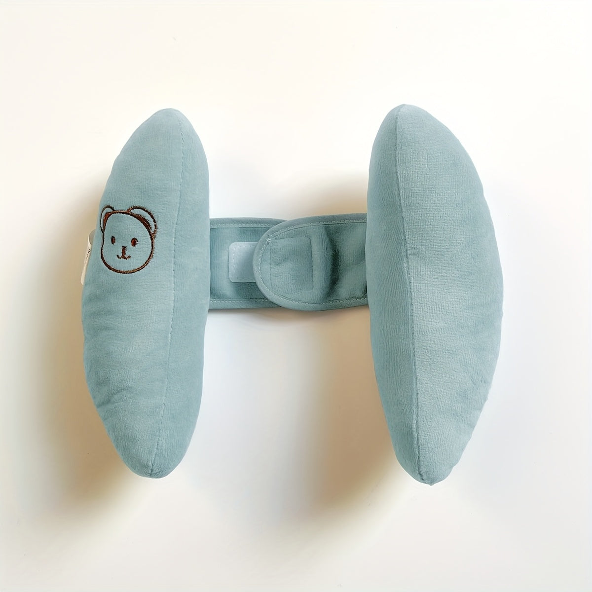 Baby Stroller Neck Pillow Car Seat Head Support Cushion, Adjustable Plush Banana-Shaped Infant Head & Neck Rest for Stroller Car Seat & Swing, Newborn Travel Pillow for Boys & Girls