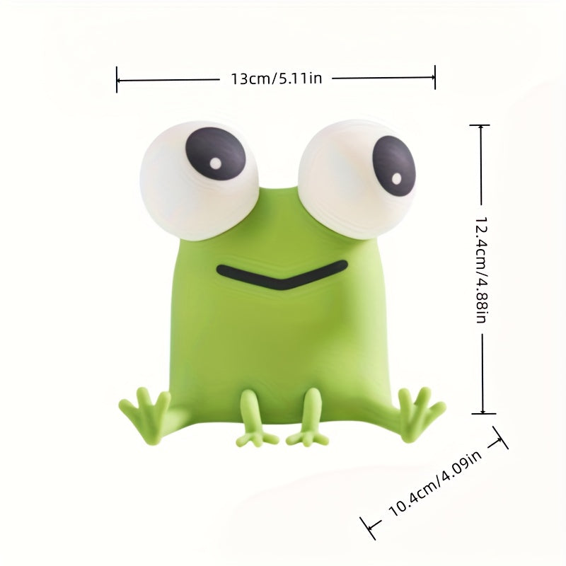 Frog Silicone Night Light, USB Rechargeable Bedside Lamp with 3-Level Dimming & Timer, Cute Kids Room & Teen Bedroom Decor Light for Bookshelves Dressing Tables & Parties, Birthday & Holiday Gift