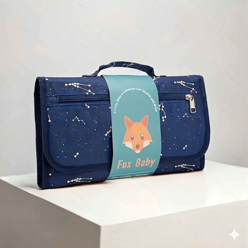 Portable Baby Changing Mat for Travel, Waterproof One-Handed Diaper Change Pad for Changing Bag or Table, Foldable Unisex Newborn Essential, Perfect Baby Shower Gift