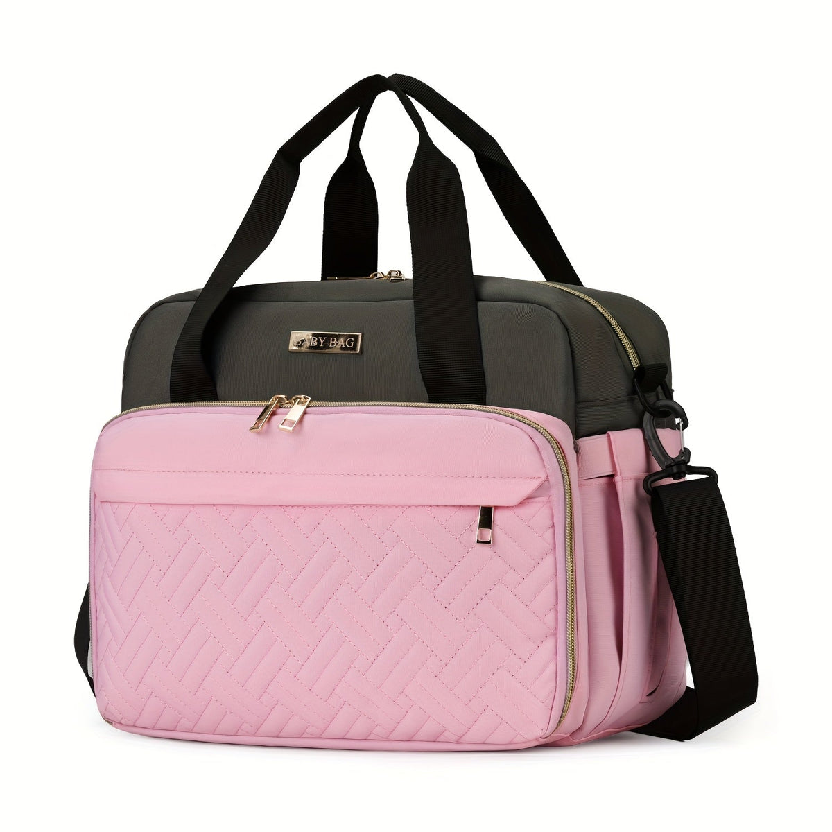 Extra-Large Oxford Cloth Diaper Bag, Multi-Functional Maternity Hospital Bag & Travel Organizer, Crossbody Messenger Bag for Mom with Large Capacity for Diapers Baby Essentials & Gym