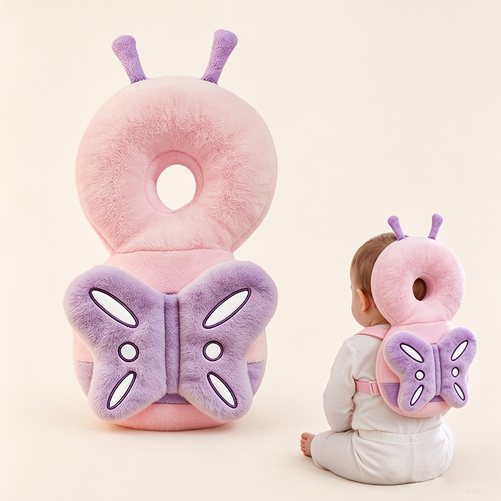 Baby Head Protection Pillow Anti-Bump Hat for Walking Infants, Soft Cushioned Headrest Safety Backpack Guard for Learning to Walk, Cute Animal Design One-Size