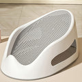 Baby Bath Support Seat with Non-Slip Pad, Newborn Lying Bath Tub Support for Comfortable Bathing, Ideal for Babies 0-6 Months, Infant Bathing Seat, Grey Blue & Pink