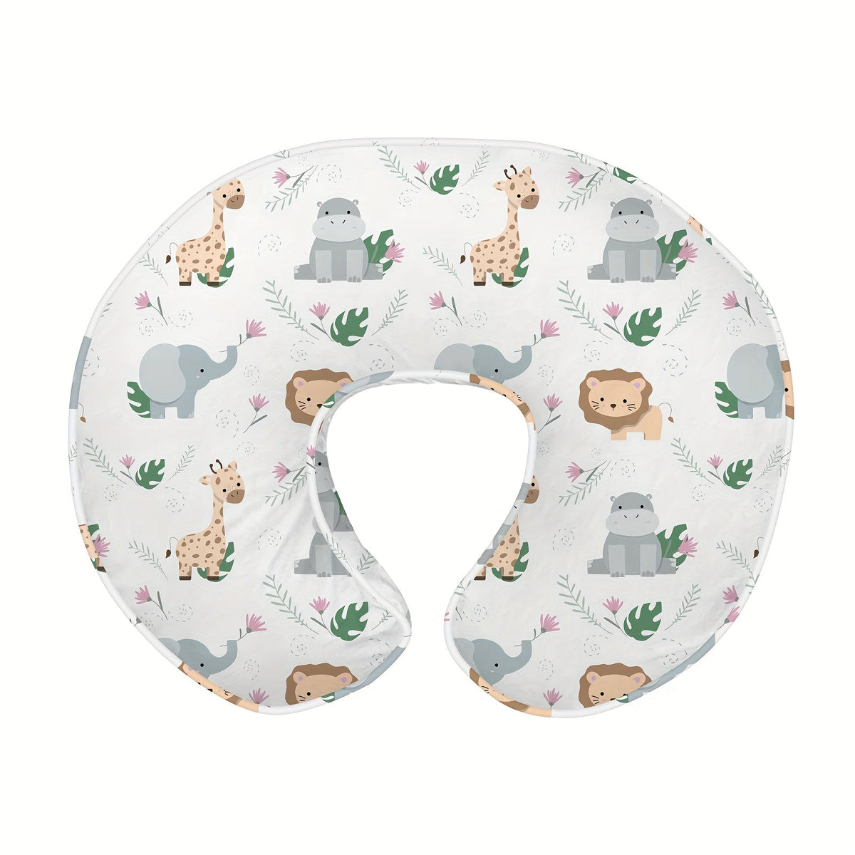 Ergonomic Nursing Pillow Breastfeeding Pillow with Cover Breathable Filling Bottle and Breastfeeding Support 0-12 Months Travel Cushion – 9 Designs
