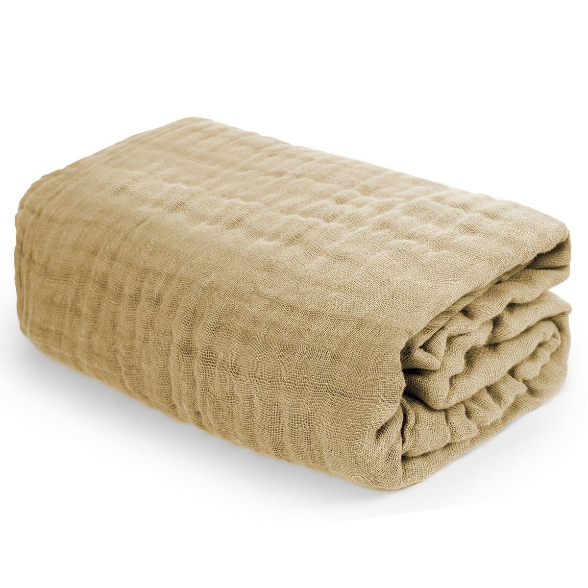 6-Layer Muslin Gauze Baby Bath Towel Blanket, Ultra-Soft Absorbent Bubble Gauze Wrap for Newborn Infant, Skin-Friendly Pure Cotton Swaddle Towel for Boys & Girls
