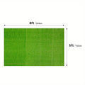 Artificial Turf Outdoor Rug - Fake Grass Lawn - 5'×8' & 4'×10' - Patio, Playground, Backyard, Pet Training, Camping & Pool