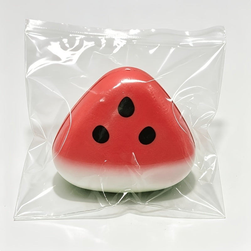 Watermelon Squeeze Toy - Soft Squishy Stress Relief Fidget Toy, Kids Party Favor & Classroom Reward - Christmas, Halloween, Easter, Eid & Thanksgiving Gift