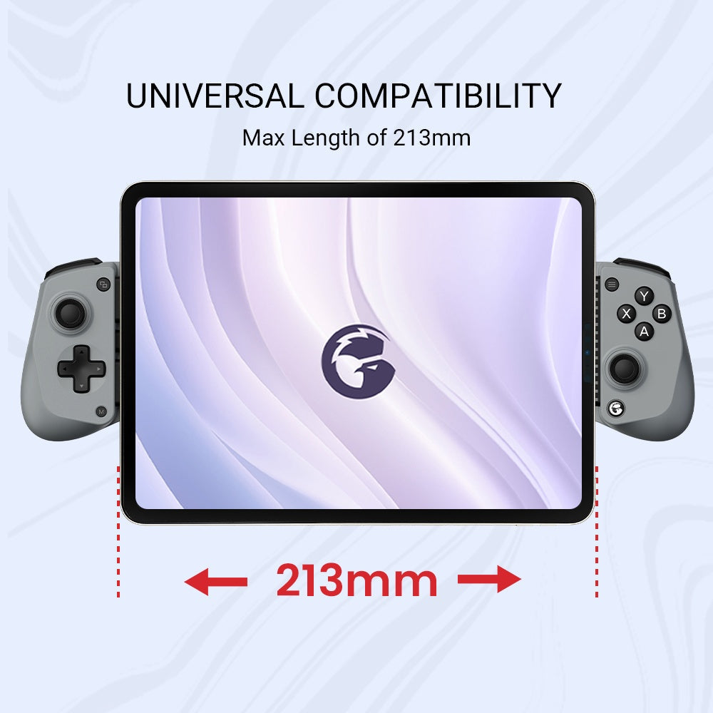 GameSir X5 Lite Mobile Game Controller Hall Effect Sticks 135g Ultra-Light Turbo Pass-Through Charging Type-C for iOS iPhone Android FPS MOBA Grey