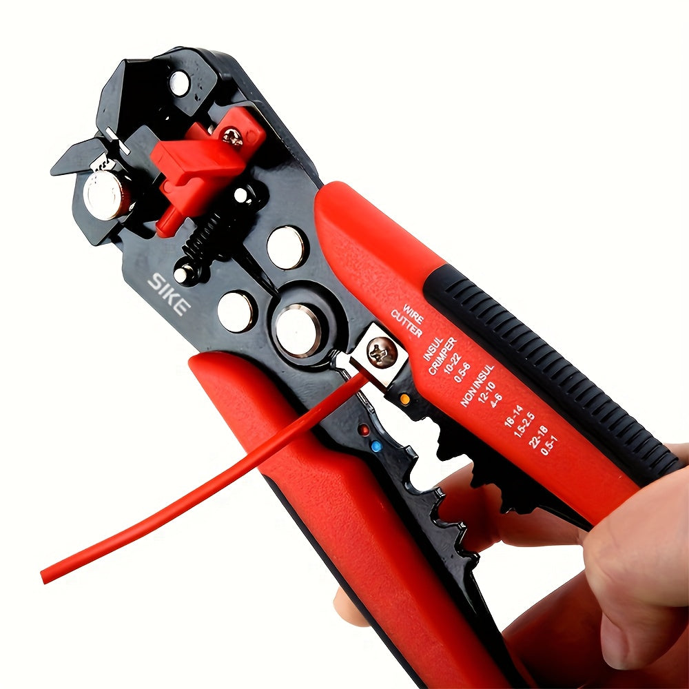 Automatic Wire Stripper - Multi-Function Stripping, Peeling, Crimping & Cutting Tool - 24–10 AWG / 0.2–6mm² - For Electricians & Home Renovation