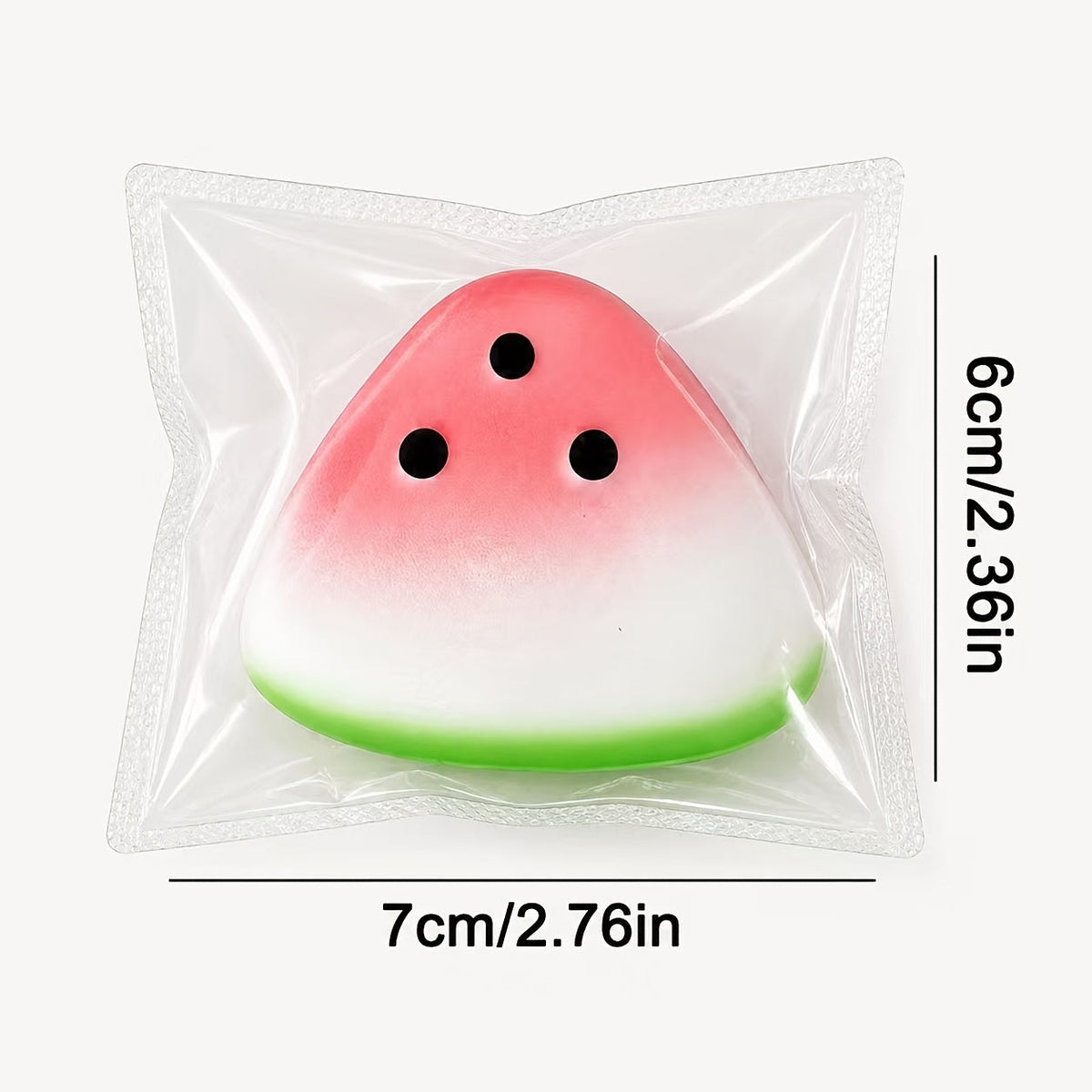 Watermelon Squeeze Toy - Soft Squishy Stress Relief Fidget Toy, Kids Party Favor & Classroom Reward - Christmas, Halloween, Easter, Eid & Thanksgiving Gift