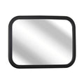 Large Deluxe Baby Car Mirror, Ultra HD Shatterproof PMMA Wide-Angle Backseat Mirror for Rear-Facing Infants, Premium Matte Finish ABS Frame, Secure & Stable, Black