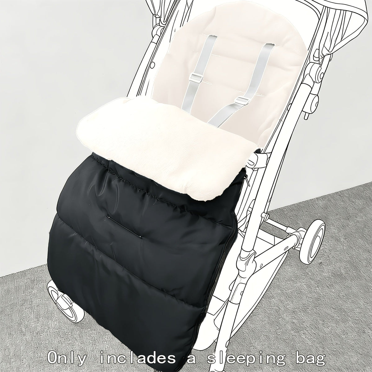 Baby Stroller Footmuff Windproof Warm Solid Color for Fall Winter – Universal Stroller Sleeping Bag for Infants Toddlers Red White Grey Blue