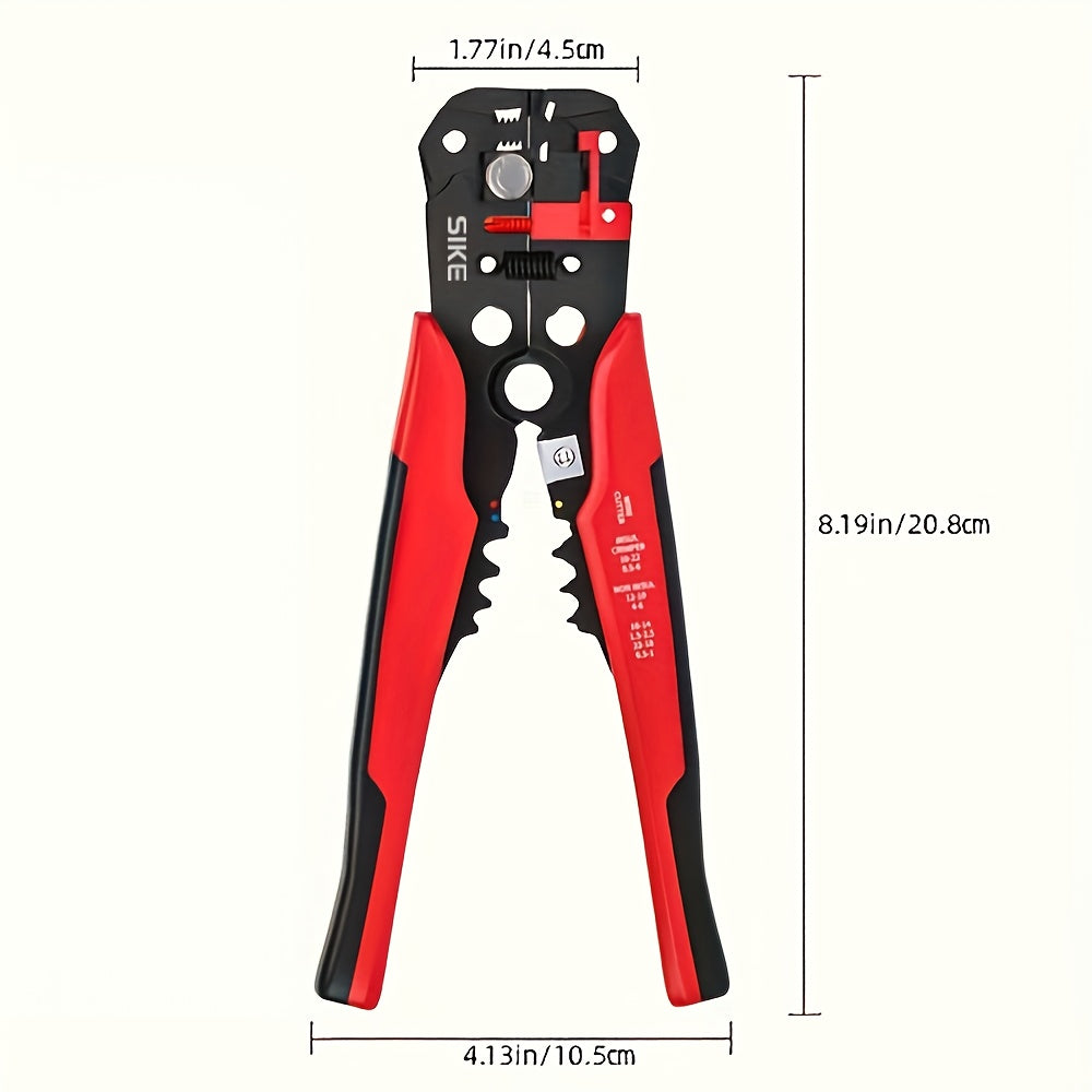 Automatic Wire Stripper - Multi-Function Stripping, Peeling, Crimping & Cutting Tool - 24–10 AWG / 0.2–6mm² - For Electricians & Home Renovation