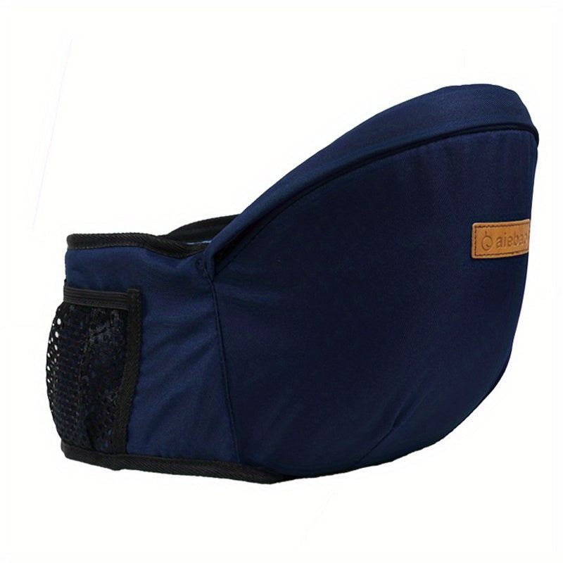 Baby Hip Seat Carrier & Waist Stool, Ergonomic 45-Degree Slope Hands-Free Baby Seat for Outings & Daily Use, 7 Colors Including Orange Navy Black & Grey