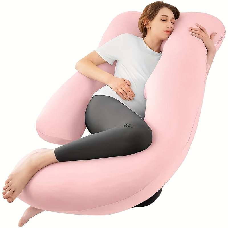 Multi-Functional Sleep Support Pillow for Back Legs & Belly, Soft Comfortable Body Companion Pillow with Cooling Fabric Options, Multiple Colors Including Grey Green Purple Pink Black & Blue