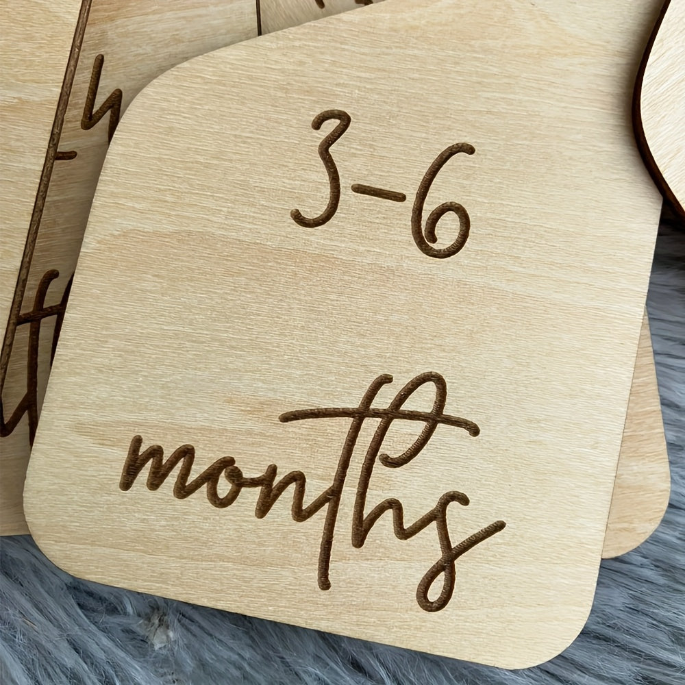 11-Piece Wooden Children's Clothes Hanger Set, Natural Wood Kids Clothing Hangers for Nursery Closet & Wardrobe Organization, Baby & Toddler Wardrobe Hangers